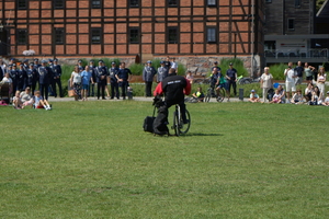 policyjny piknik na Wyspie Młyńskiej