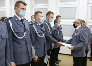 Policjanci mianowani na wyższe stopni służbowe