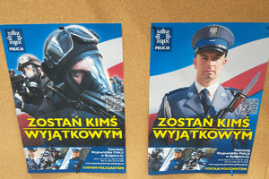 plakat zostań kimś wyjątkowym