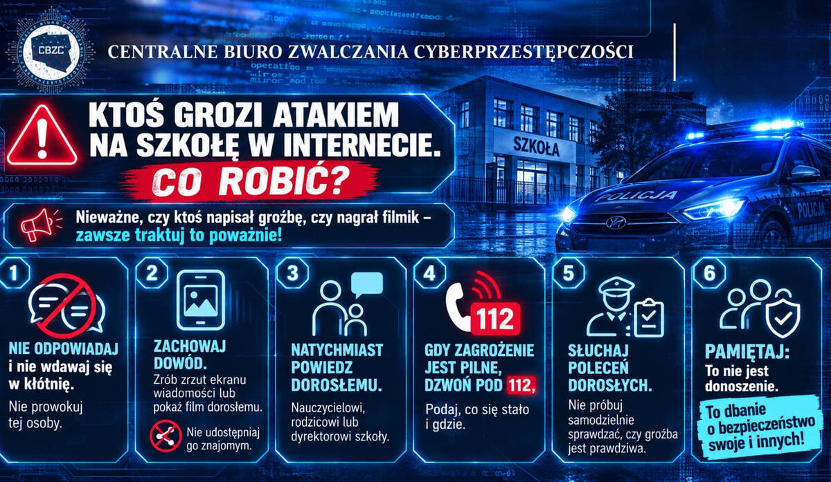 Spotkanie służb mundurowych z dyrektorami szkół w Brodnicy